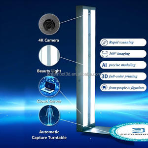 800W dreambot3d chụp nhanh 360 ° xoay 12MP độ chính xác cao chụp ảnh màu thật và công cụ quét <span class=keywords><strong>3D</strong></span> Máy quét chân dung - Product Image 3