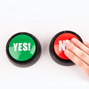Stock d'usine disponible : Jouet amusant avec son, bouton anti-stress de bureau (OUI, NON, DÉSOLÉ, PEUT-ÊTRE) - Product Image 2