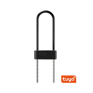 قفل إلكتروني ذكي على شكل حرف U من Doodle APP للأبواب الزجاجية - مقاوم للماء بتصنيف IP5 وشحن USB وفتح بكلمة مرور وتطبيق - Product Image 1