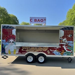 Remolque de Bar Personalizable para Helados, Equipo de Cocina Único, Diseño Premium, Carritos Móviles para Hot Dogs, Quiosco de Café - Product Image 1