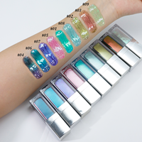 Kosmetik Kecantikan Lipstik Cair Duochrome Chameleon Holographic Shimmer Lipgloss Oem Glitter Makeup Chameleon Lip Gloss