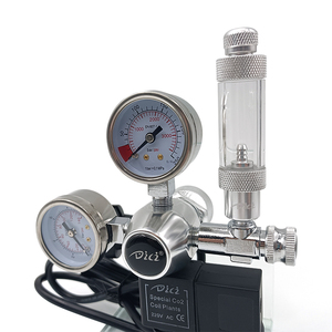 Régulateur de pression d'aquarium CO2 à un étage avec solénoïde et régulateur de table <span class=keywords><strong>double</strong></span> compteur de bulles - Product Image 4