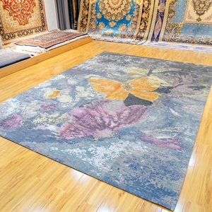 New Thảm Cừu Làm Sạch Tường Để Len Sang Trọng Làm Bằng Tay Len Thảm Thảm - Product Image 2