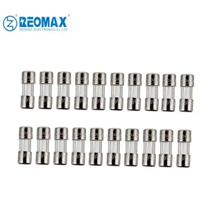 REOMAX 3,6*10 4*11mm Fusible de vidrio 200mA-12A 250V/125V Fusibles de tubo de vidrio de cartucho de plomo axial