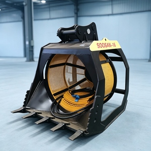Rompedor Hidráulico Soosan para Excavadora de 20-27 Toneladas, Cucharón Rotatorio de 1.6 CBM, 1 Año de Garantía, para Separación de Arena y Grava - Product Image 1