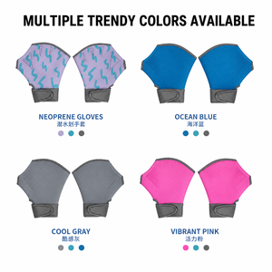 Guantes de Natación de Neopreno con Dedos Descubiertos para Fitness Acuático, Resistencia y <span class=keywords><strong>Entrenamiento</strong></span> en Piscina - Product Image 3
