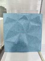 Panneaux acoustiques 3D concaves et convexes en PET, rembourrage insonorisant en fibre de polyester, réduction du bruit pour cinéma maison, bureau, studio de musique