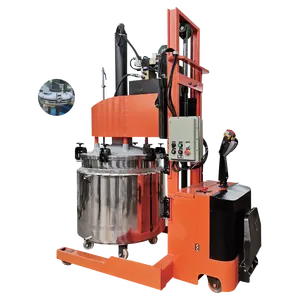 Shanghang Polyc Labour Saving 200L Movable Electric Lifting Extruder Machine For Glue