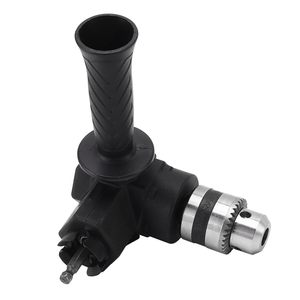 Adattatore per Trapano ad Angolo Retto 90 Gradi con Albero Esagonale da 7mm e Impugnatura Ausiliaria da 1-10mm per Utensili Rotanti, Smerigliatura, Foratura, Taglio e Lucidatura - Product Image 1