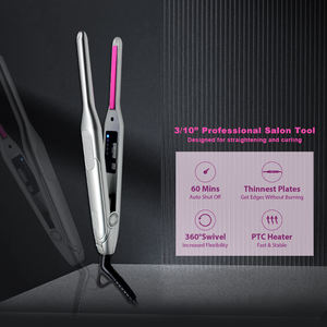 Lisseur et Boucleur <span class=keywords><strong>Mini</strong></span> Portable Plaque la Plus Fine 2 en 1 de Qualité Professionnelle pour <span class=keywords><strong>Cheveux</strong></span> <span class=keywords><strong>Courts</strong></span> et Barbe - Product Image 5