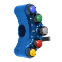 Interrupteur de guidon gauche pour Yamaha YZF-R1M (bleu)
