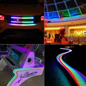 Banqcn Smart Wifi Led Strip Light Chasing Light Running Water Dream Color Battery Powered 12v 5050 Rgb Rgbw For Home Decoration