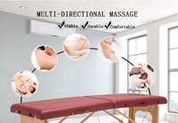 Profession elles Pinky Leem Wimpern verlängerung sbett aus Holz Multifunktion ales Klapp verstellbares Luxus-Salon-Massage bett