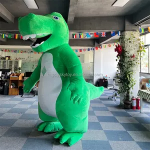 Inflatable Dinosaur Dragon Mascot Costume King Kong Black Macotte Christmas Halloween For Adult