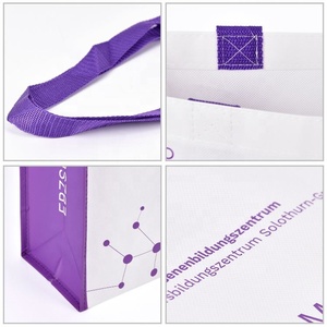 Bolsas laminadas personalizadas Bolsas laminadas de material reciclado no tejido con logotipo grande - Product Image 5