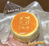 Jouet anti-stress en silicone en forme de cheesecake au lait, sensation de patte de chat, jouet tactile pour les doigts, pour les 14 ans et plus, unisexe