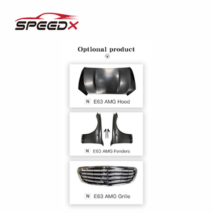 Per <span class=keywords><strong>Mercedes</strong></span> <span class=keywords><strong>W213</strong></span> E classe Upgrade E63 AMG BodyKit paraurti anteriore paraurti posteriore parafango gonna laterale kit paraurti tubo di scarico - Product Image 6