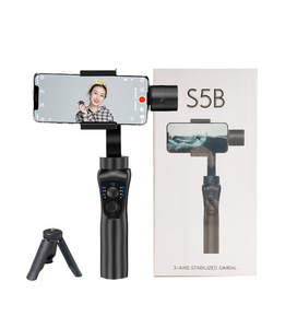 Estabilizador de cámara S5B cardán de mano de 3 ejes con trípode seguimiento facial a través de aplicación estabilizador de cardán palo Selfie venta al por mayor Gran oferta - Product Image 3