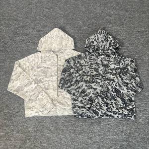Sudadera con Capucha Personalizada de <span class=keywords><strong>Estilo</strong></span> <span class=keywords><strong>Urbano</strong></span> con Estampado de Bordado Retro de Camuflaje, Sudadera con Capucha de Camuflaje para Hombre, <span class=keywords><strong>Moda</strong></span> Urbana - Product Image 1