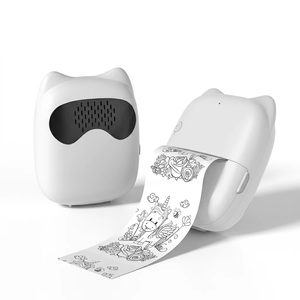 Mini Impresora Térmica Portátil con Control por Voz IA, USB, Batería <span class=keywords><strong>de</strong></span> 1200 mAh, Ancho <span class=keywords><strong>de</strong></span> Papel <span class=keywords><strong>de</strong></span> 57 mm, Resolución <span class=keywords><strong>de</strong></span> 200 dpi para Fotos, Recibos <span class=keywords><strong>de</strong></span> Oficina - Product Image 2