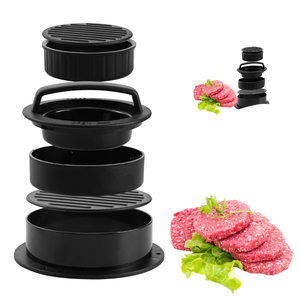 Prensa para Hamburguesas 3 en 1 para Cocina, Molde Antiadherente de Plástico Ecológico para Carne de Res, Vegetales y Hamburguesas Rellenas, Multiusos - Product Image 6