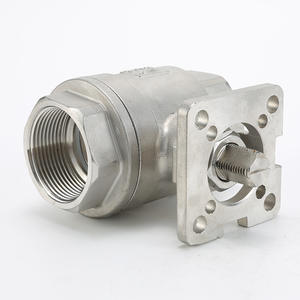 Vanne à boisseau sphérique à plateforme à deux pièces en acier inoxydable 304 Q11F-16P Interrupteur eau et gaz Filetage interne Passage intégral avec support OEM - Product Image 5