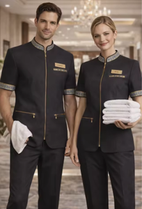 Vesbhusha OEM Unisex Professional Chef <b>Jackets</b> 100% Polyester Digital Print Long Sleeve Regular Fit Restaurant & Hotel Use - Product Image 5