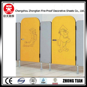 Thương Mại Không Thấm Nước Tự Nhiên Phenolic Nhựa 12 Mm Nhỏ Gọn HPL Nhà Vệ Sinh Phân Vùng Hội Đồng Quản Trị - Product Image 5