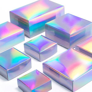 चमकदार होलोग्राफिक सादे लेजर ठीक रेत चमक नेल पॉलिश बॉक्स Holo मेलर बॉक्स - Product Image 2