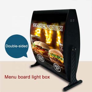 Letrero Luminoso LED para Menú de Comida Rápida, Caja de Luz Publicitaria, Menú Doble, Lista de Precios de Hamburguesas, Marco Decorativo de Aluminio y Plástico - Product Image 3