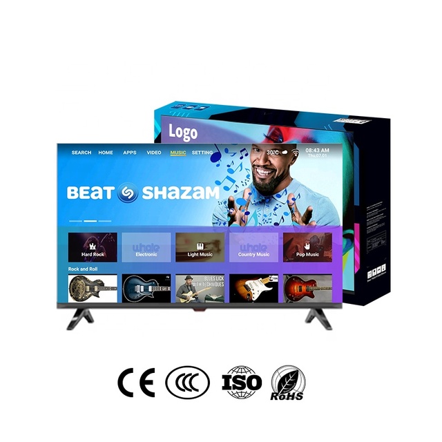 Factory 4K Smart TV 75 Inch LED Backlight UHD Android Television for Hotel Use