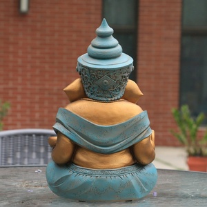 Estatua de Buda tailandés y elefante Ganesha, escultura para decoración de jardín, adorno para paisajismo exterior, forma de elefante - Product Image 2