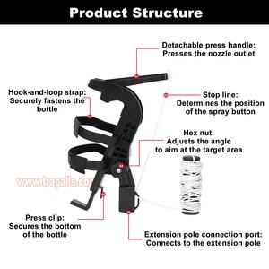 Adaptador de Soporte Ajustable para Limpiaventanas Exterior con Pulverizador y Barra Extensible para <span class=keywords><strong>Avispas</strong></span>, Avispones y Abejas - Product Image 4