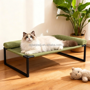 Simple Metal <strong>Dog</strong> Bed off the Ground Outdoor Elevated Pet <strong>Kennel</strong> Breathable Pet Bed Moisture-proof Pet Camping Bed - Product Image 1