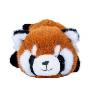 Venta caliente Reversible Panda rojo y bebé mapache mochilas de peluche Original Animal de peluche juguetes de peluche con MOQ bajo - Product Image 1