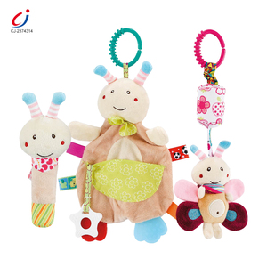 Juguetes Colgantes para Cuna de Bebé Chengji, Tema de Animales de Dibujos Animados, Conejo con Campana, Sonajeros de Colores para Bebés, Juguetes de Peluche para Bebés - Product Image 1