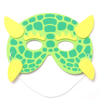 Masque d'animal de dessin animé pour enfants pas cher Décoration d'Halloween Forme d'animal en EVA Masque de fête amusant