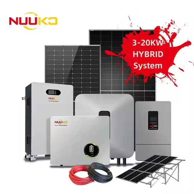5KW/10KW/20KW/50KW Hybrid MPPT Solar Inverter Kit with Lithium Battery - All-in-One Home Solar Energy System Wholesale Price
