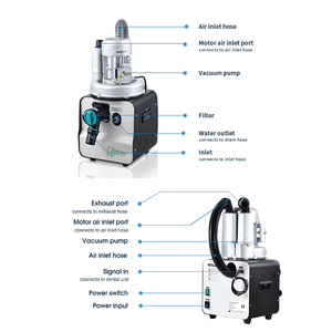 치과 흡입 진공 펌프 치과 흡입 펌프 유닛 시스템 - Product Image 3