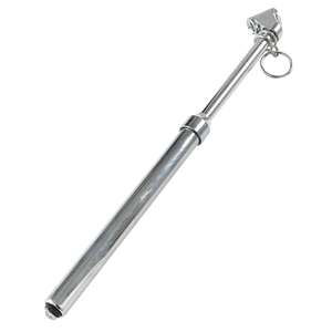Длинная сверхмощная ручка с двойной головкой манометр для автомобильных шин оцинкованная головка стальной стержень для автомобиля грузовика мотоцикла - Product Image 1