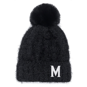 BSBH <strong>Pom</strong> <strong>Pom</strong> Knitted Cap Embroidered Jacquard <strong>Beanie</strong> Knit Winter Hat With <strong>Custom</strong> Logo - Product Image 2