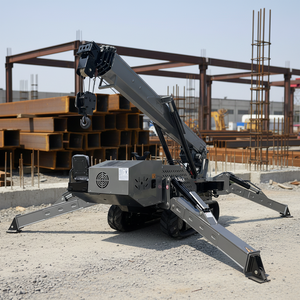 Mini Grúa Araña de 1, 2 y 3 Toneladas, Grúa Araña Hidráulica con Pluma Telescópica y Control Remoto - Product Image 1