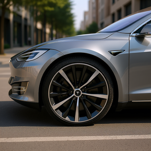 Cubierta de llanta Db Wholesale de 20 pulgadas con acabado cromado ABS para Tesla, tapacubos de material PP a presión. - Product Image 2