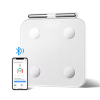Balance de salle de bain personnalisée OEM/ODM unique avec analyseur corporel, mesure de la graisse et de l'eau, capacité de 180 kg, Wi-Fi