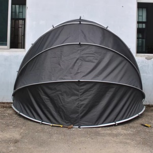 Tente de polyester imperméable à <span class=keywords><strong>la</strong></span> pluie <span class=keywords><strong>d</strong></span>'auvent de poussière carré multifonctionnel extérieur portatif pour le stockage de moto de vélo pour <span class=keywords><strong>la</strong></span> buanderie - Product Image 4
