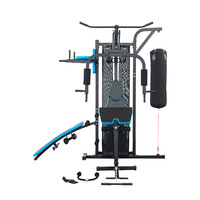 Equipo de Entrenamiento Multifuncional Vertical para Interiores, para Tres Personas, de Uso Comercial y Doméstico, para Ejercicios de Cuerpo Completo