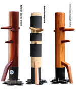 Appareil d'entraînement factice pour la maison Équipement d'arts martiaux Kung Fu Wing Chun Mannequin factice en bois pour homme Bois