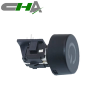 Série C601 12 Volts Type à Angle Droit 12 v 12mm LED Illuminée Étanche Mini Bouton-Poussoir Interrupteur Tactile avec Capuchon
