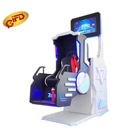 Machine de jeu à rotation à 360 degrés IFD, réalité virtuelle, montagnes russes, simulateur 360, chaise VR 9D