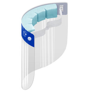 Masker Wajah transparan Anti debu, pelindung wajah medis anti-debu tahan percikan tahan kabut - Product Image 3